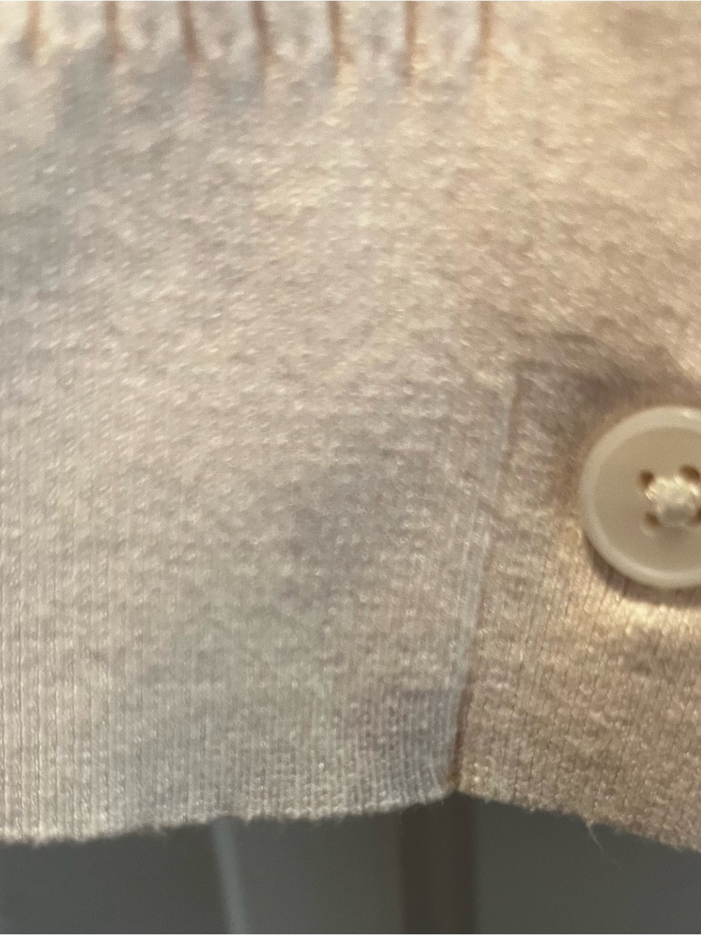 LOFT Pink Ribbed Button-Up Cardigan Sweater - Picture 6 of 6